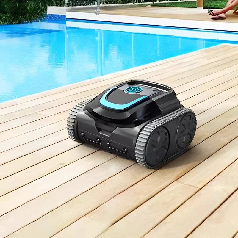 Automatic Large Battery Pool Cleaner Robot Pool Maintenance Vacuum Efficient Tool