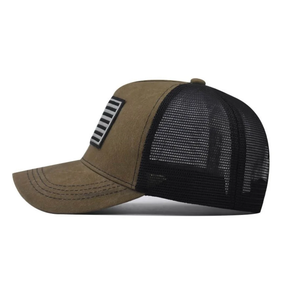 Tactical Baseball Cap Men Women Cotton USA Flag Unisex Outdoor Running Hat
