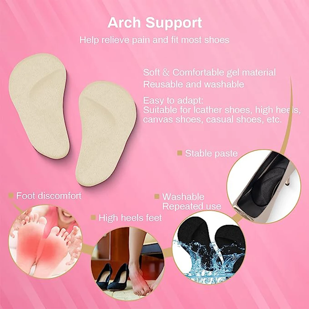 Orthopädische Einlegesohlen für Kinder, Schuheinlagen, Baby-Plantarfasziitis, Plattfüße, Fußgewölbeunterstützung, orthopädische Silikongel-Einlegesohlen – Detail 2
