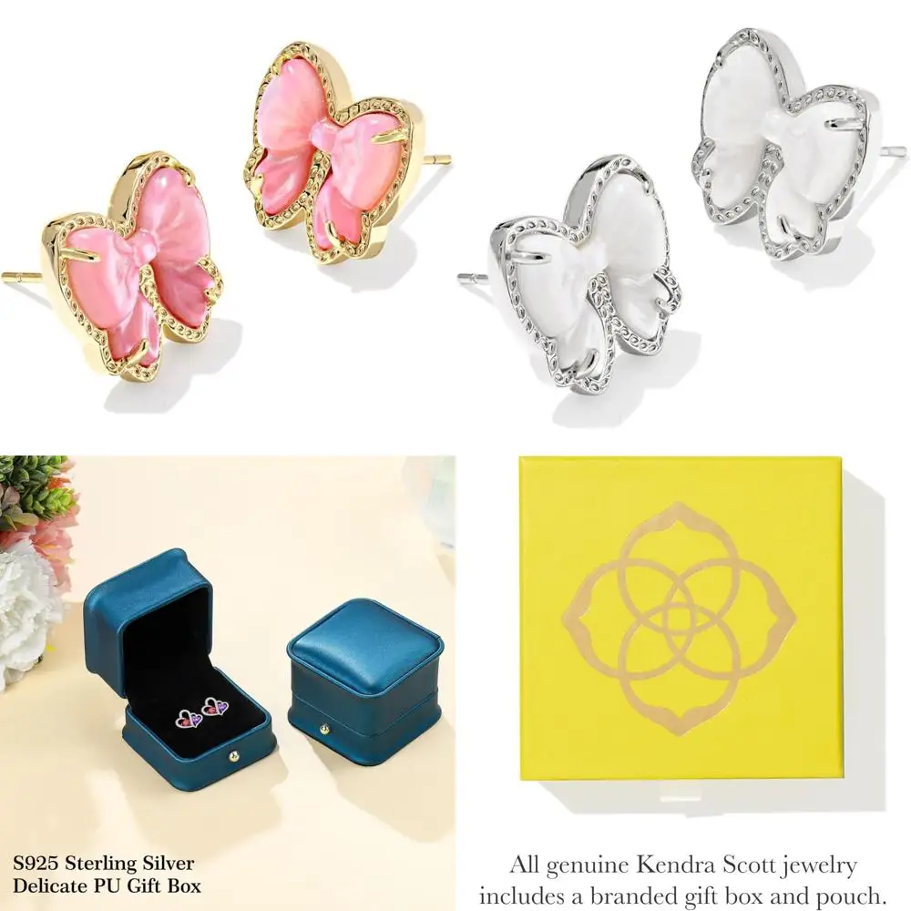 

Stylish Bow Stud Earrings for Women - Fashionable Jewelry, Perfect Gift for Special Occasions