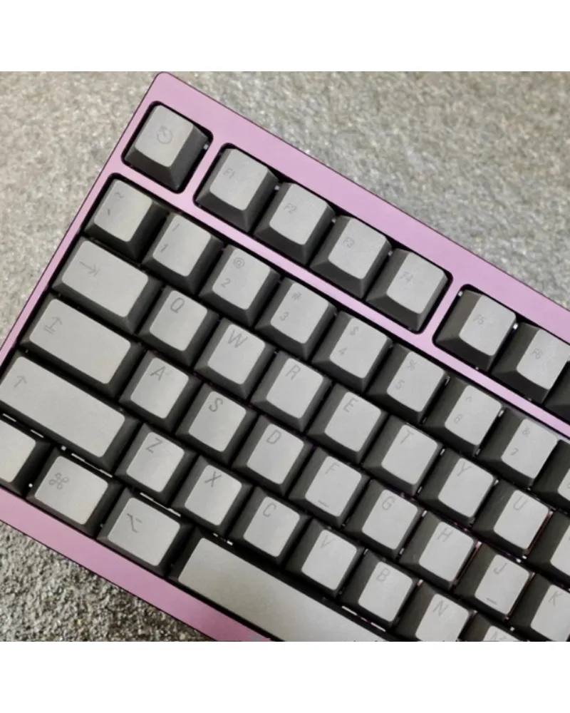 

Black keycap mechanical keyboard customized full set of original PBT hot sublimation
