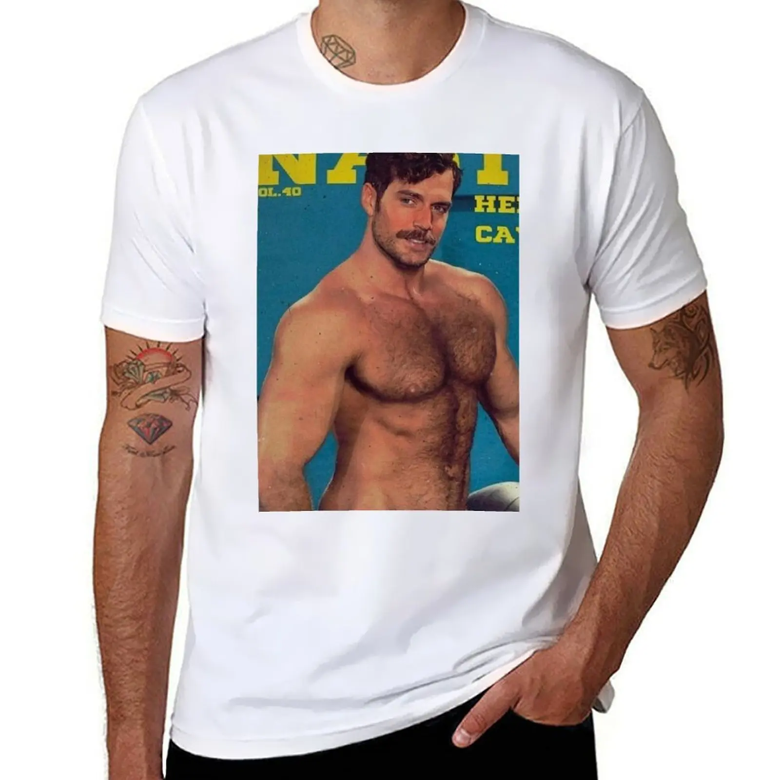

Henry Cavill Sexy T-Shirt cotton t shirts high quality t shirt man plain man tshirt T-shirt