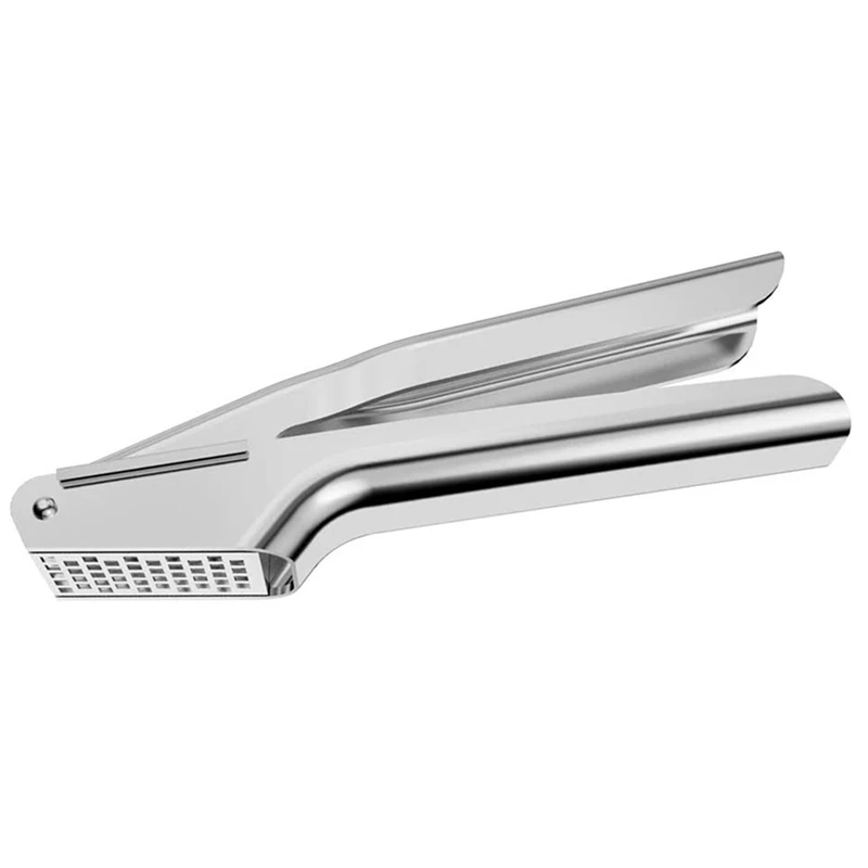 

Premium Garlic Press, Stainless Steel Garlic Mincer With Square Hole - Rust Proof, Professional Grade Garlic