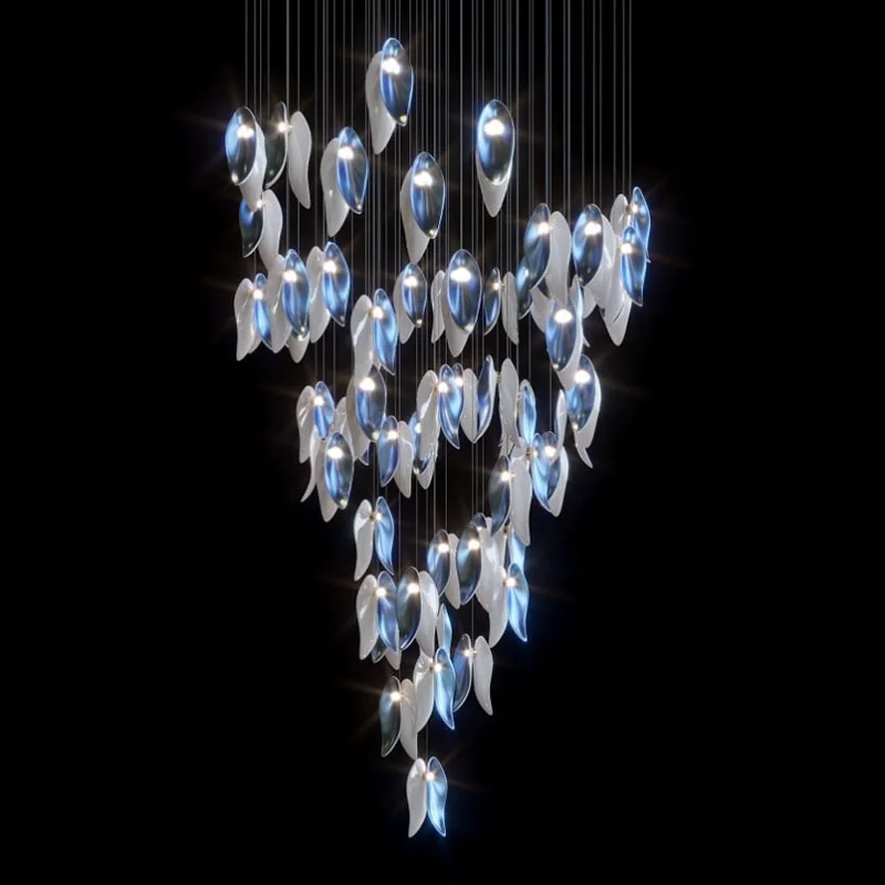 Luxury American White Hardware Pendant Lamp, Lustre Chandelier for Villa & Hotel, High-End Ceiling Light Fixture