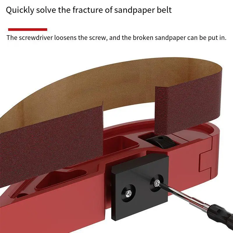 Hand-sanded sandpaper rack internal corner Sandpaper rack hand-held sander corner aluminum alloy grinding tool artifact