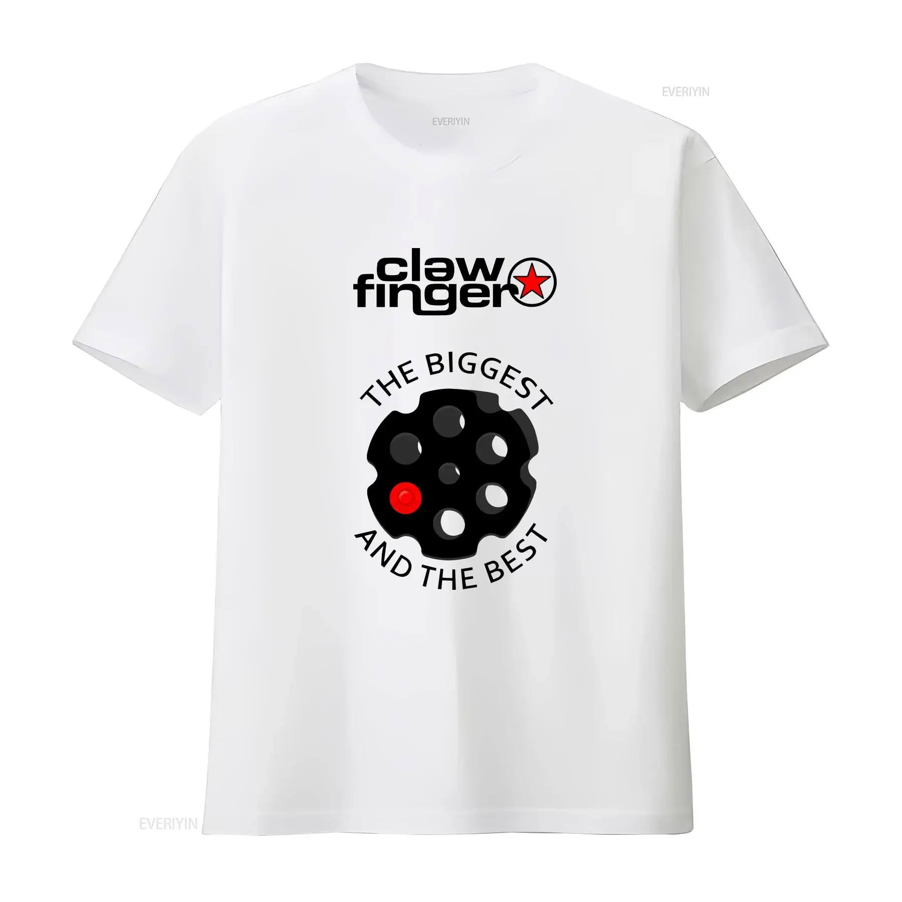 Clawfinger The Biggest Best White All Size T Shirt AC2662 vintage Washed Unisex homme Comfortable Breathable Versatile Soft
