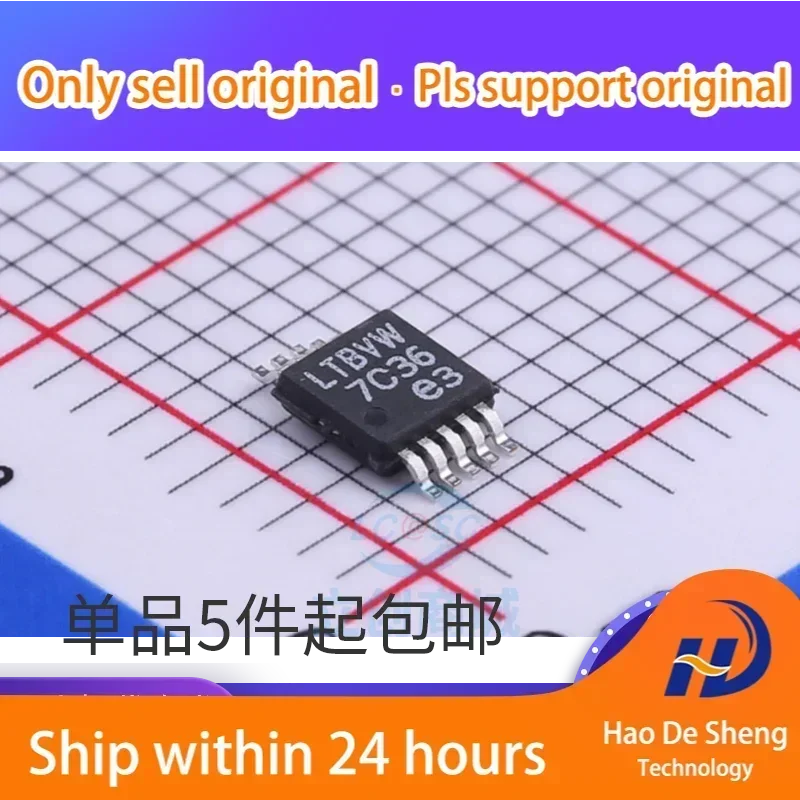 10PCS/LOT LT3481IMSE LT3481 Logo LTBVW  MSOP-10 New Original In Stock