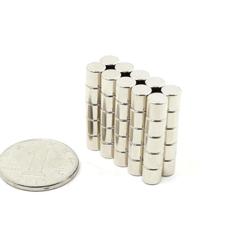 6x6 مللي متر مغناطيس دائري صغير 6 مللي متر × 6 مللي متر للثلاجات المنزلية والمكاتب لتقوم بها بنفسك 6x6 مللي متر مغناطيس قوي صغير 6*6 ملم