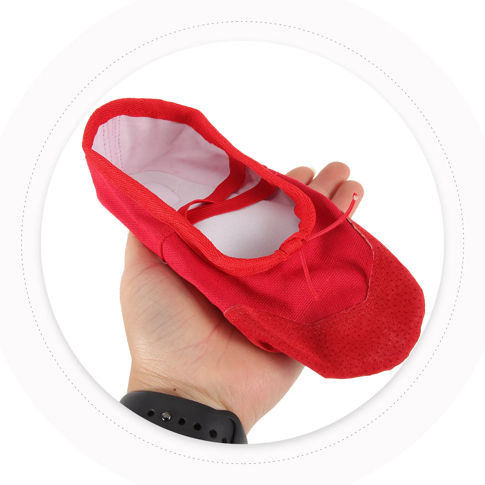 

1Pair Cat Claw Ballet Shoes PU Material Elastic Band Yoga Dance Shoes Anti-Slip Non-Slip Sole Kids Adults Size 31 for Modern