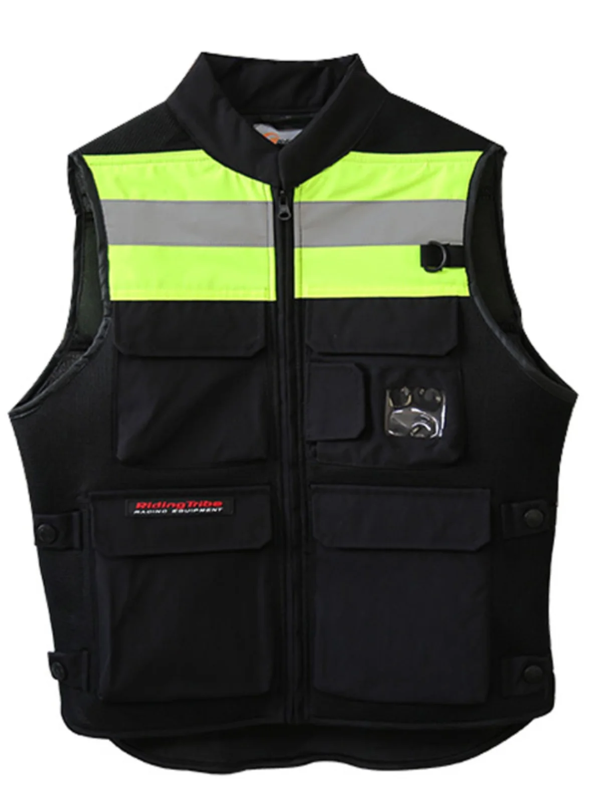 MotorcycleRidingReflectiveVestSafetyGearforBikersCommutingRacingShortSleeveMultpocketBreathablePolyesterVest-AliExpress200000343
