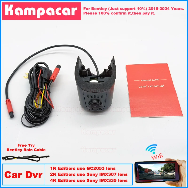 

Новая автомобильная видеорегистратор Plug and Play BL01 1K 2K 4K для Bentley Bentayga Continental GT Flying Spur 2018-2024
