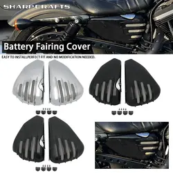 Motorcycle Parts Side Engine Fairing Battery Cover Frame Cap For Harley Sportster XL 883 1200 XL883 XL1200 Forty Eight 2014-2022