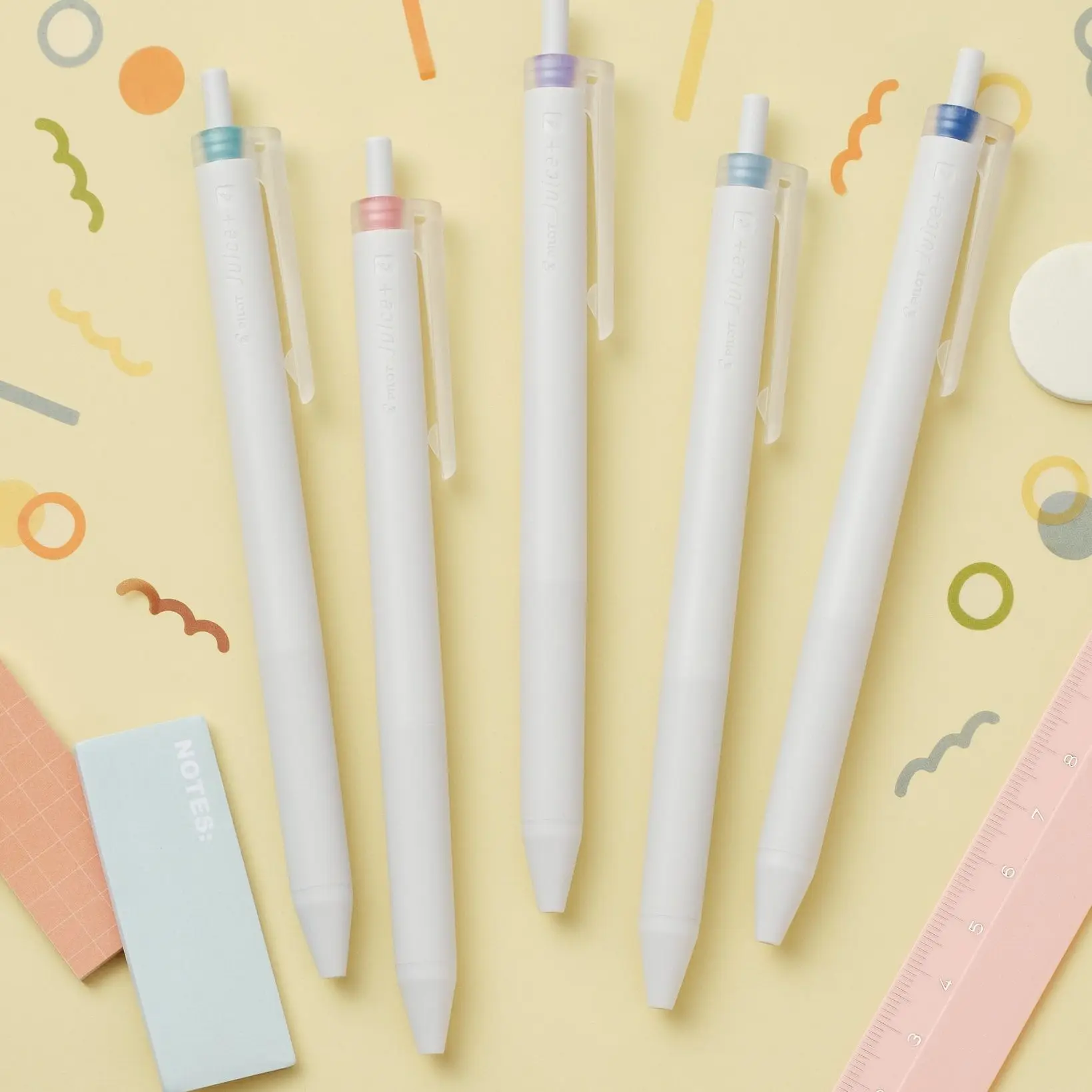 1PC Pilot Juice Gel Pen, Bolígrafo de Gel Colorido de 0.4mm, Kawaii, Retráctil, Material Escolar y Papelería