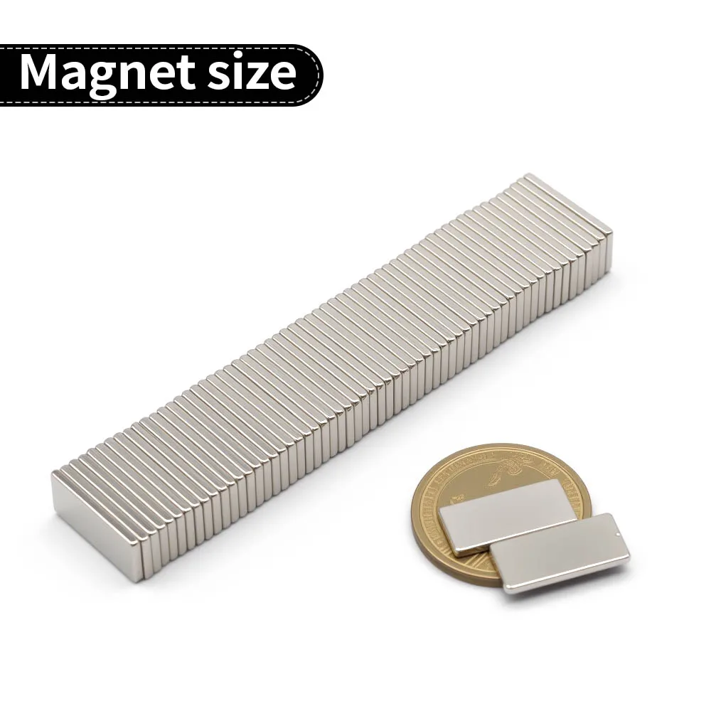 20x10x2mm Super Strong Neodymium Magnet N35 NdfeB Permanent Magnetic imanes Block Powerful Magnets Refrigerator Magnet