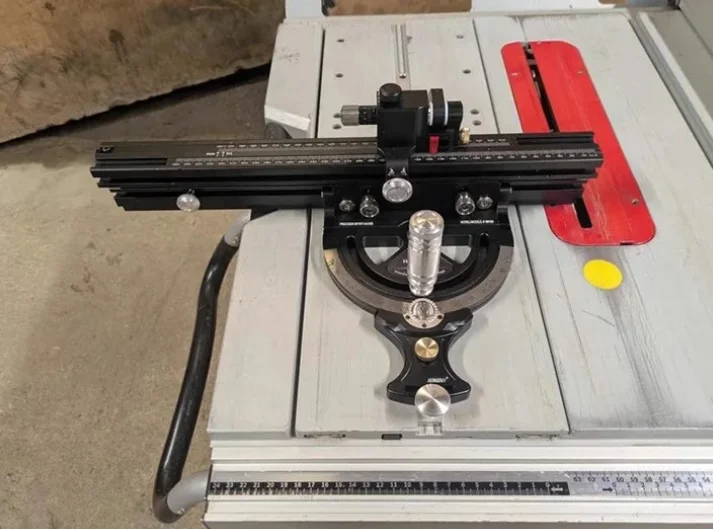

Precision Angle Fence HD-MG21 with Gauge, Adjustable 540-910mm 70-Degree Angle for Compact Table Saw Accessories