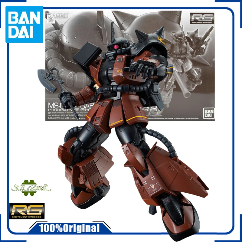 

Bandai Original RG Web Exclusive Version MS-06R-2 GABBY HAZARD'S ZAKU Anime Action Figure Assembly Model Toys Gifts