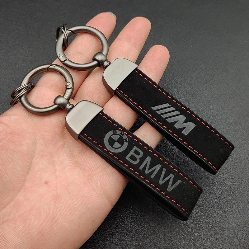 2024 portachiavi in pelle con Logo in metallo portachiavi per auto di lusso per BMW E46 E90 E39 E60 E36 E30 E61 E91 E92 E87 F10 F20 F30 accessori