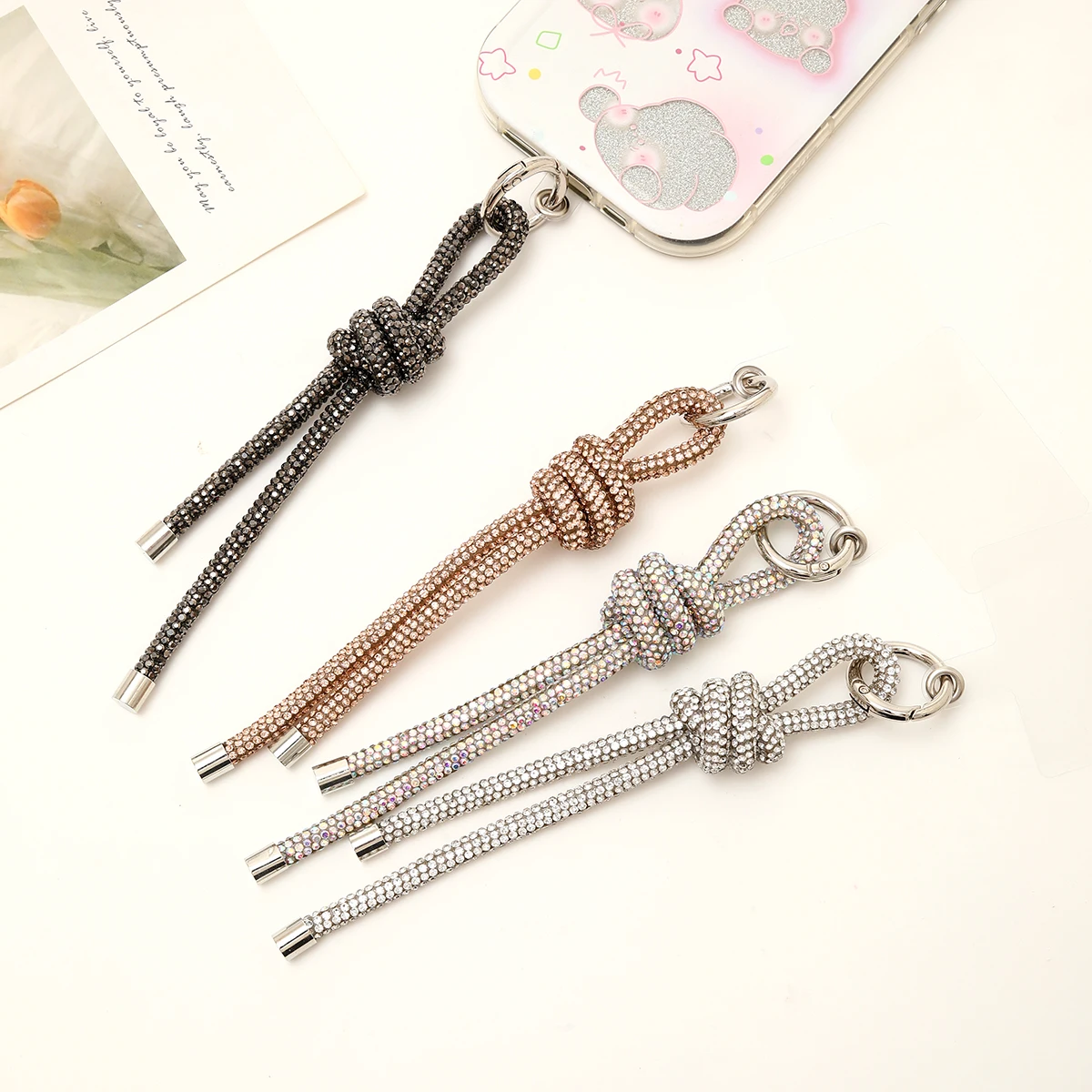 

Advanced Diamond Chain Pendant, Phone Case, Keychain, Hanging Accessories, Rhinestone Chain Bag, Phone Lanyard