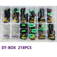 BOX DT Connector 2/3/4/6/8/12 1.5 MM Waterproof Automotive Wire Deutsch Connector German kit Male And Female Plug And Socket