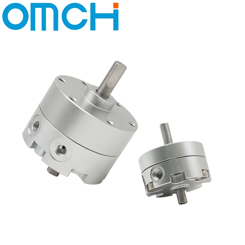 OMCH CRB2BW Series Bore10/15/20/30/40 SMC Type Air Rotary Pneumatic Cylinder Single Blade Double Axis Aluminum Alloy
