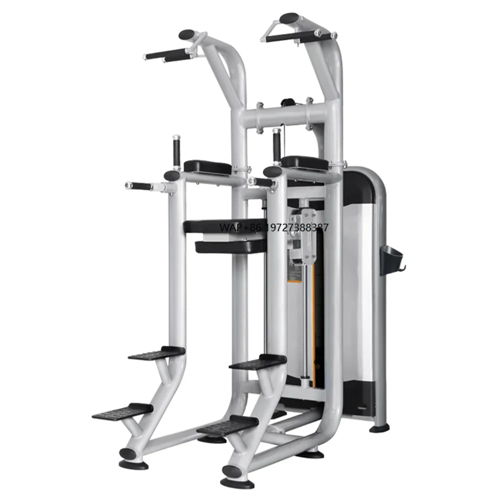 Multi Functional Steel Fitness Machine for Indoor Strength Aerobic Training Commercial Power Assisted Single Parallel Bar