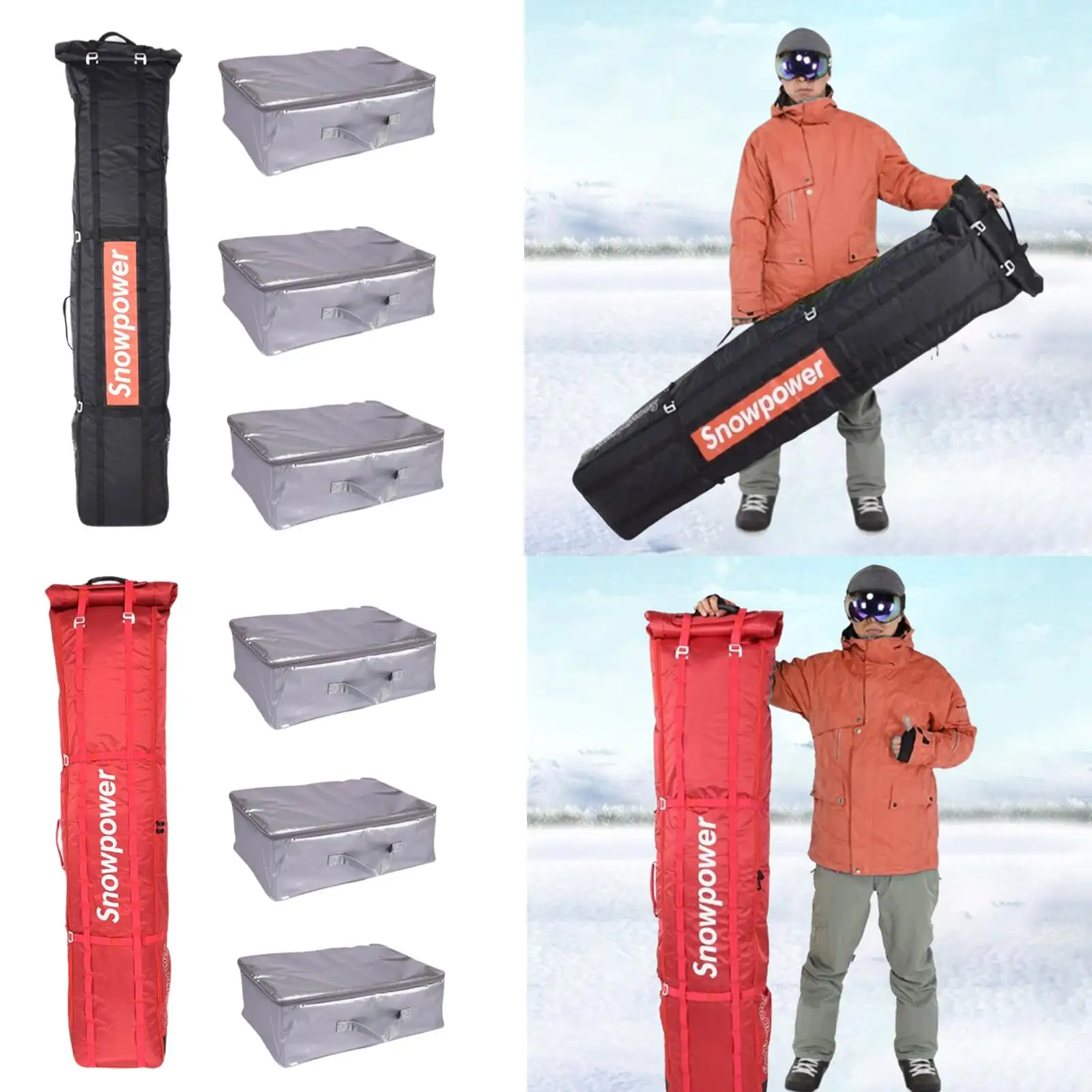 

Snowboard Bag Large Capacity Portable Snowboard Carrying Bag for Air Travel