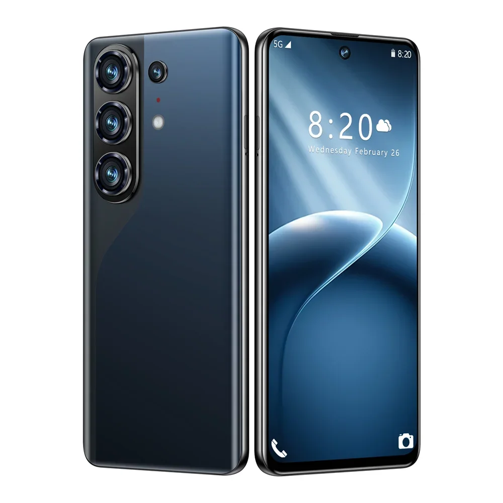 K-Touch M18 Pro Max smartphone, Android 15, 7,3 inch scherm, gezichtsherkenning, 8000 mAh batterij, 5G, dual SIM, 16+48MP camera, wereldwijde versie.