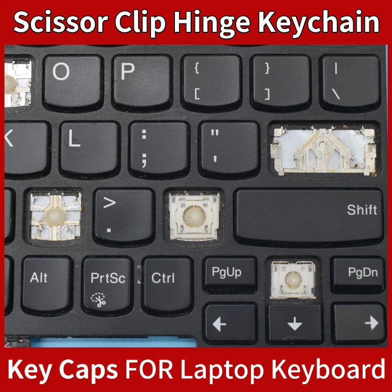 Replacement For Lenovo ThinkPad T13S T14S E15 E14 L14 R14 Gen1 Gen2 Gen3 Gen4 Layout Keyboard Keycap Hinge view 6