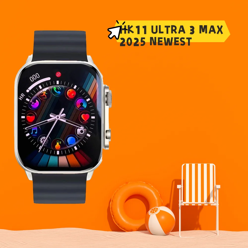 

HK11 Ultra 3 Smart Watch Amoled Screen 2GB AI Translate Local Album Music Sports Watch Men's Smart Watch HK10 Ultra3max Upgrade