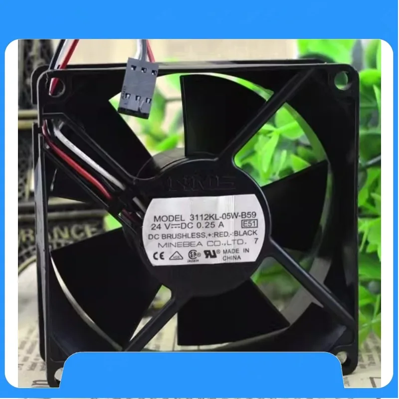 

New Cooler Fan for NMB 3112kl-05w-b59 8032 24V 0.25A Inverter Cooling Fan 80*80*32MM