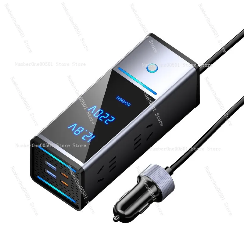 300W high-power car inverter power converter 12V24V to 220V car charger PD fast charging