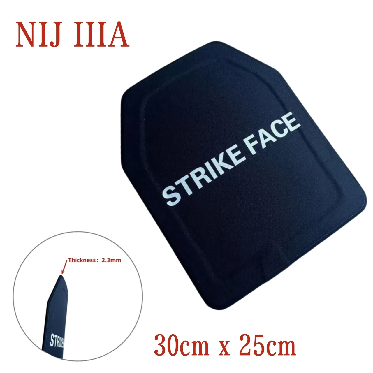 Bulletproof Steel Plate For Tactical Safety Vest Ballistic Body Armour Stab-Proof Composite Board Anti Stab Armor NIJ IIIA Level