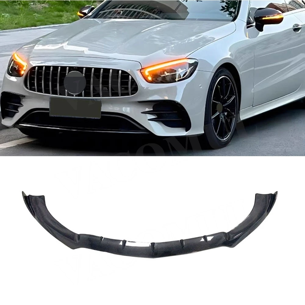 

Передний спойлер VACOMUL из углеродного волокна для Benz E Class C238 E53 Couper 2021 2022 2023, автомобильный передний бампер, подбородок, автозапчасти для тюнинга