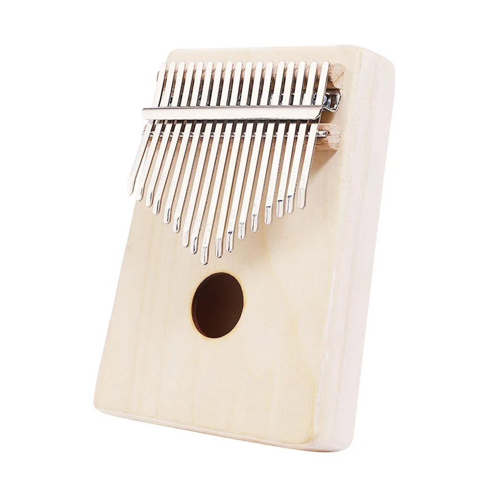 

1 set Blank Thumb Piano Kalimba DIY Wooden Musical Instrument Painting Finger Durable Premium Graffiti Coloring Instruments