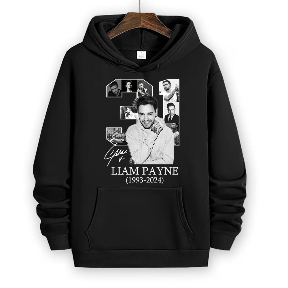 RIP Liam Payne 1993–2024 Hoodie Memorial Graphic Hoodies Boy Band Fan Geschenk Sweatshirts Teenager LP Kleidung Straße Unisex Tops