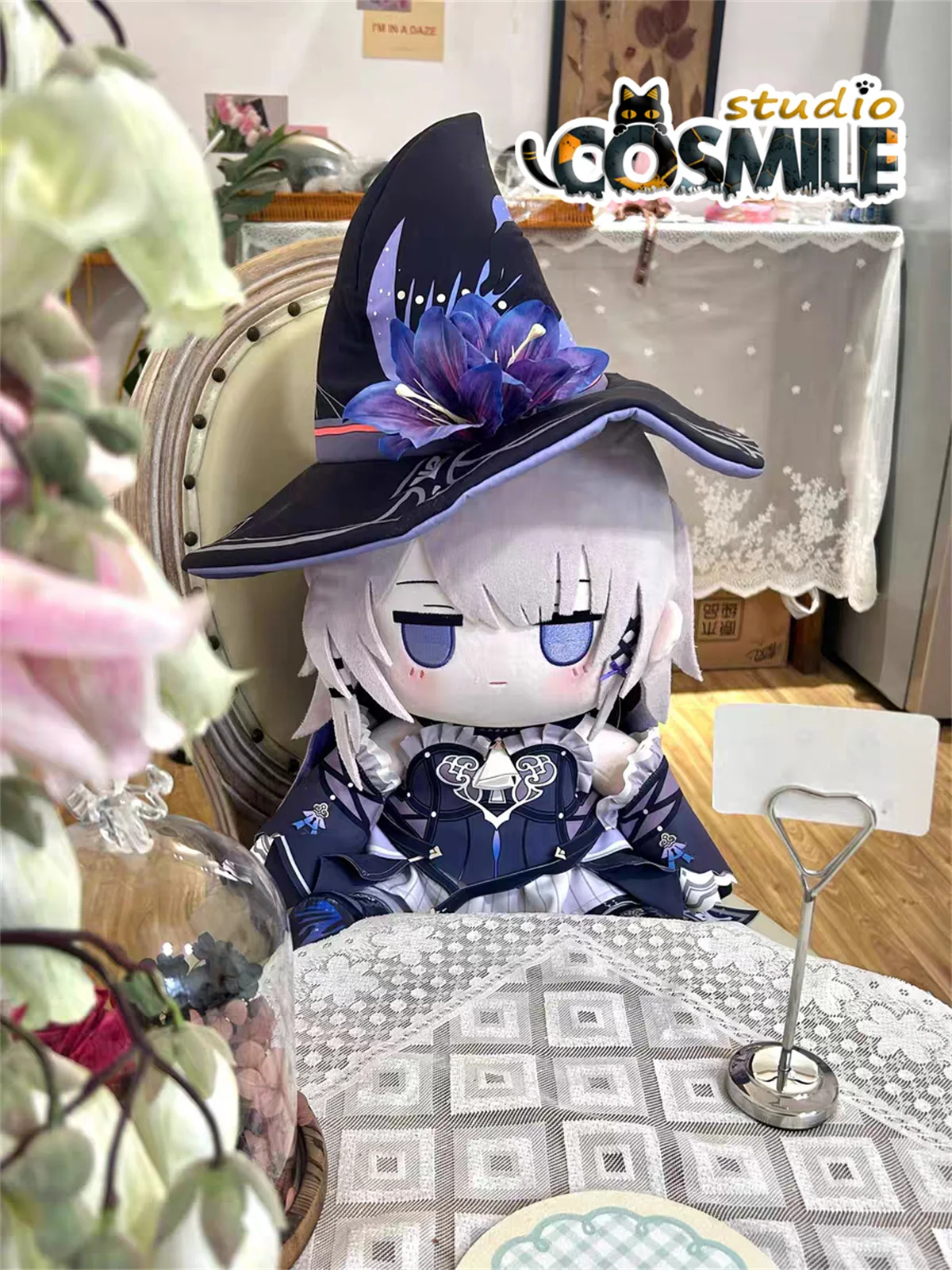 The Herta ヘルタ 헤르타 Honkai: Star Rail Stuffed Plushie 40cm Sitting Plush Seated Doll Toy Gift Jong