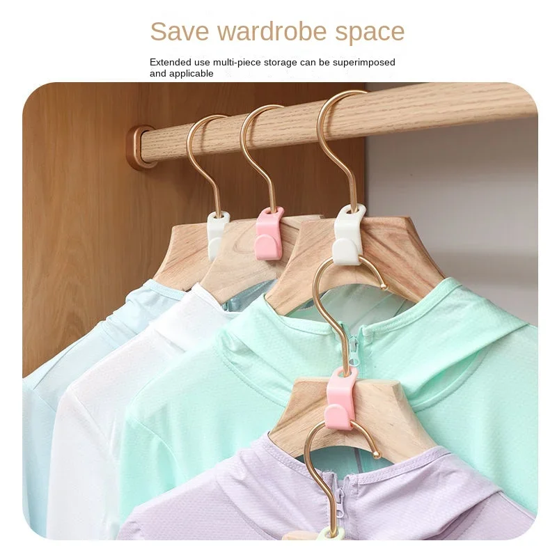 Clothing Storage Clothes Organizer Hanger Connection Home Assembly Closet for Clothes Plastic Save Space 10/20PCS Stackable Hook