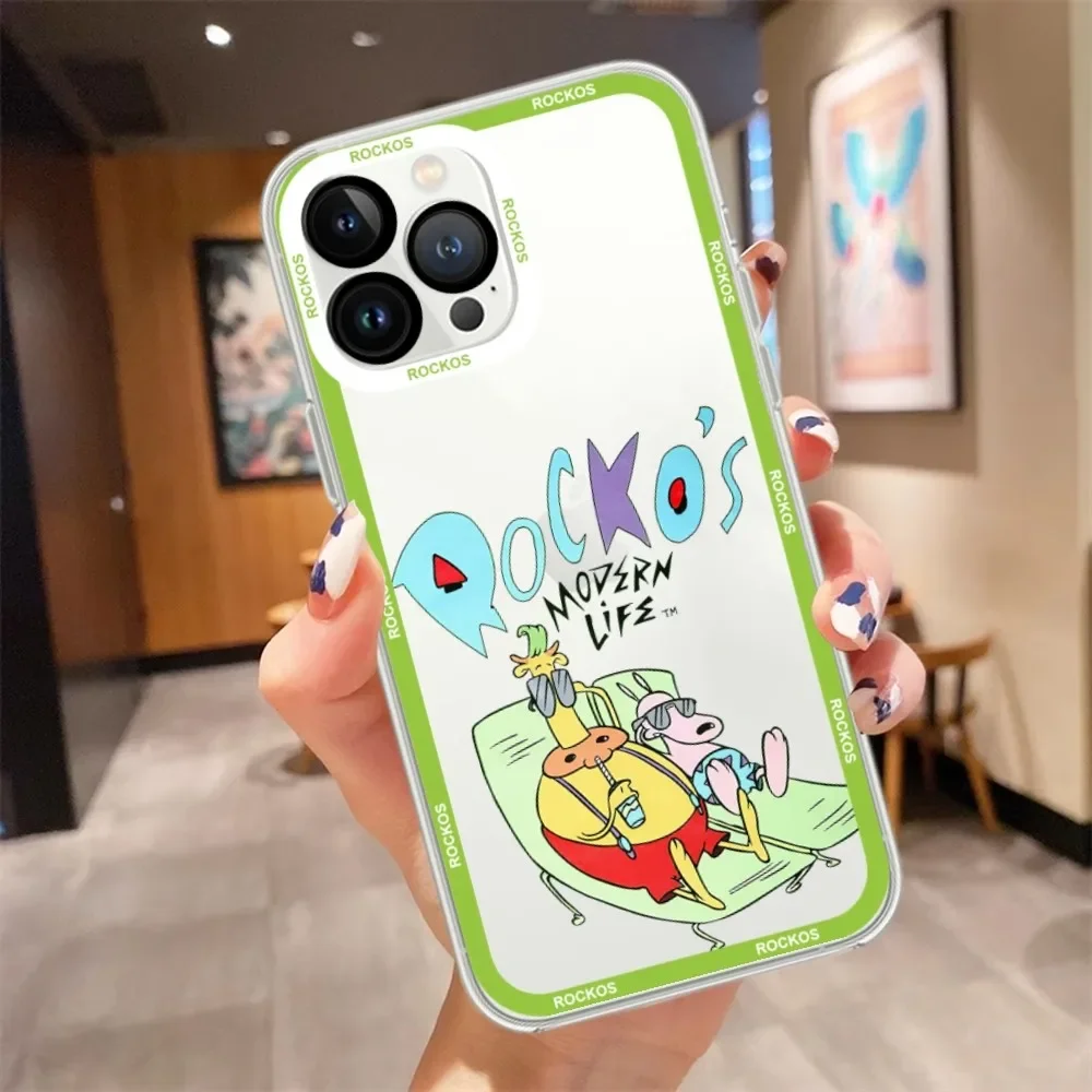 R-Rockos Modern Life Phone Case  For iPhone 15 13 14 12 11 Pro Max X XR XS Max