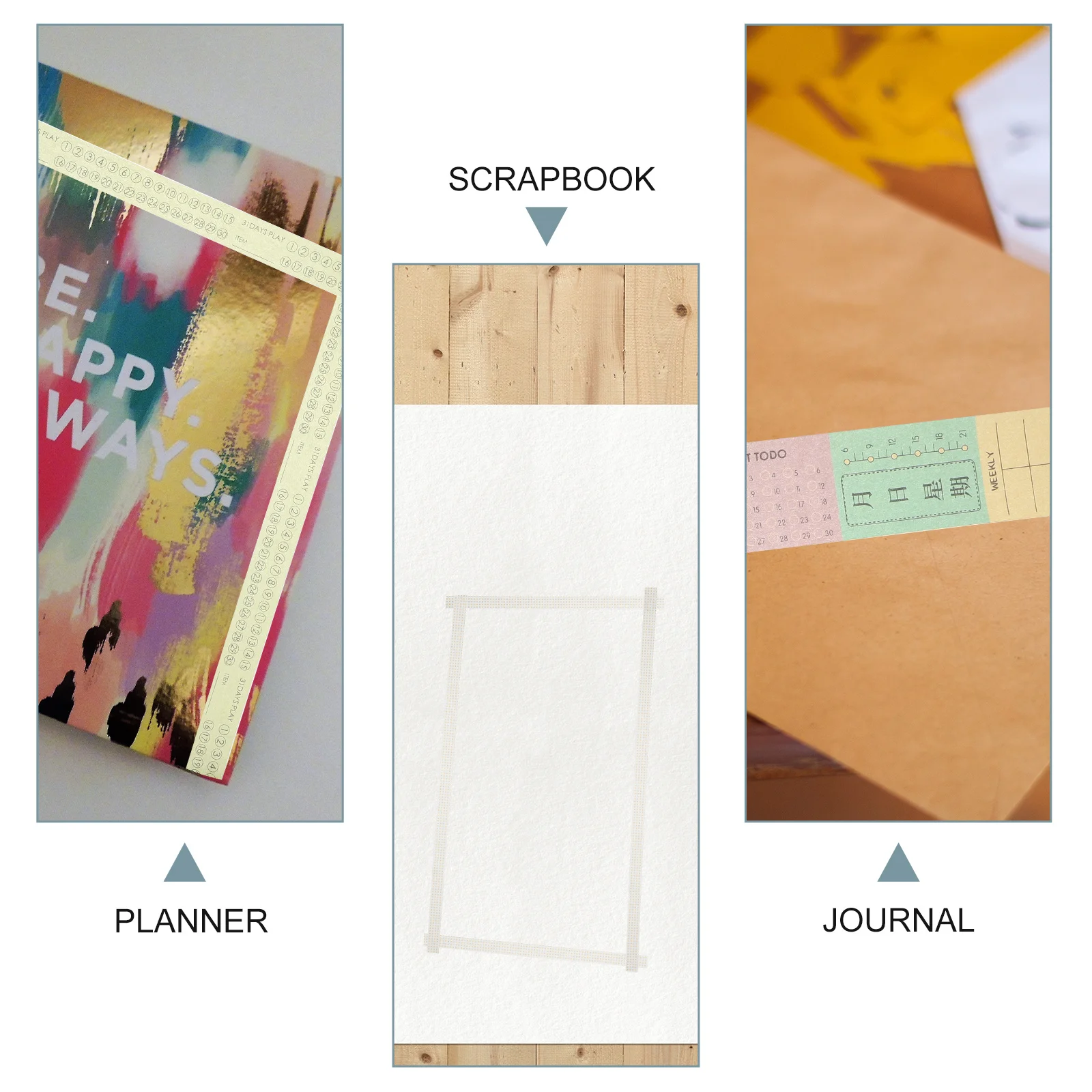 

10 Rolls Decorative Washi Tape Multi-Purpose Japanese Paper Tape for DIY Planner Scrapbook Art Craft Adhesive Tapes