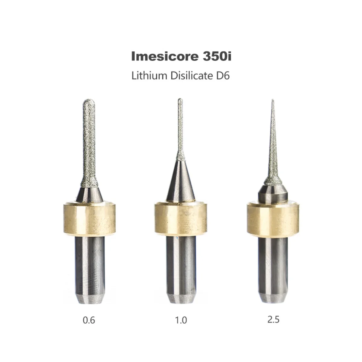 Dentallabor Imesicore 350i Nassfräser Stufenbohrer für LIthium Disilicate D6 Cad/Cam System – Detail 5