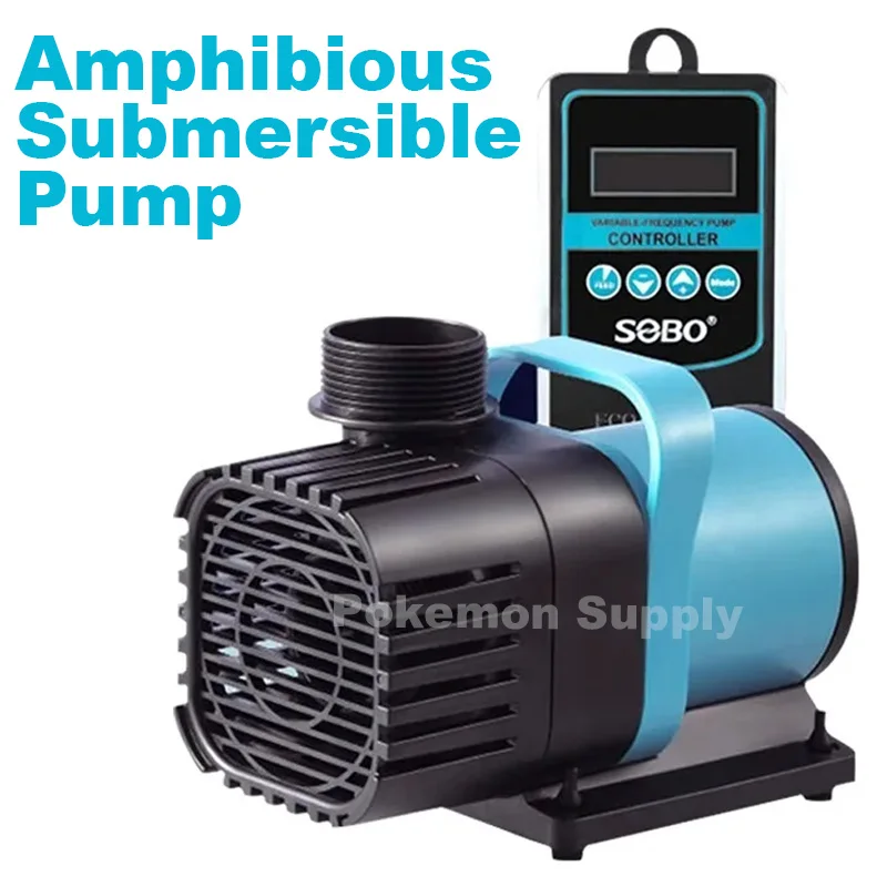 Songbao Silent Variable Frequency Submersible Pump, Aquarium Circulation & Bottom Suction Water Change Pump for Fresh & Salt Wat