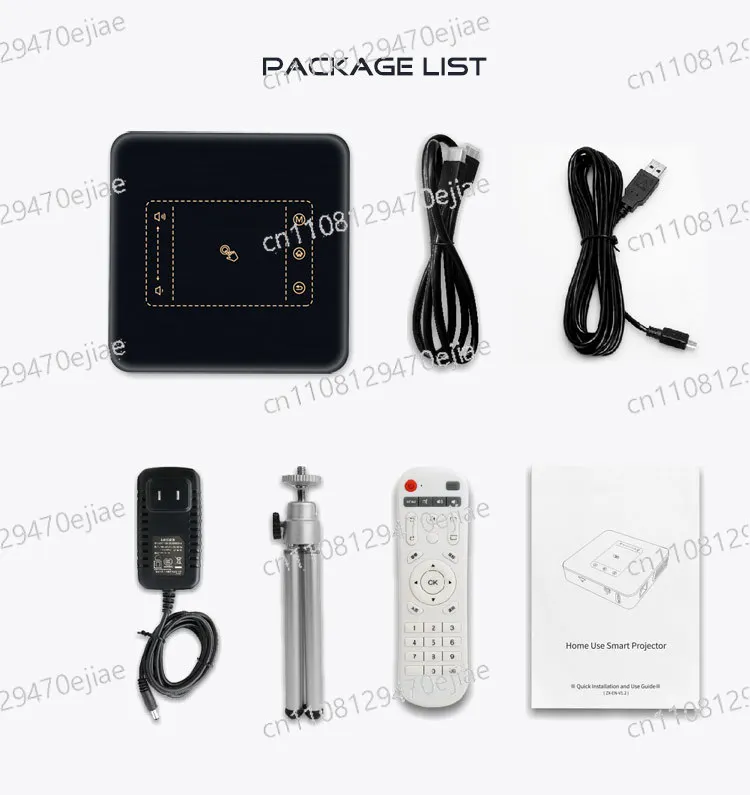 Hot Sale D013 Smart Android Projector-Native 1080P Full HD&4K Support,Wireless Wi-Fi Mini Beamer for Home Theater&Outdoor Movies