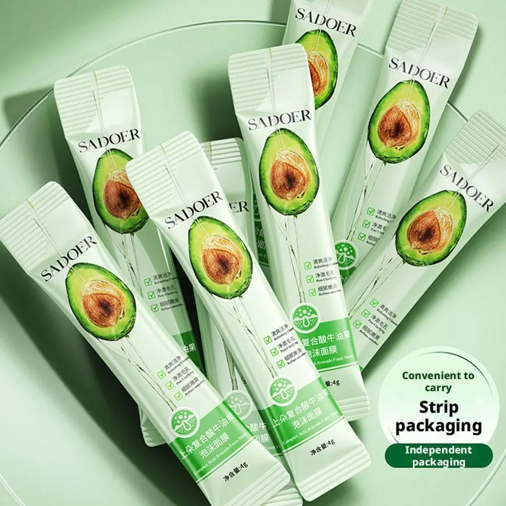 sadoer-12-упаковок-кор-Увлажняющая-увлажняющая-антивозрастная-восстанавливающая-осветляющая-уход-за-кожей-листовая-маска-для-лица-пузырчатая-маска-с-авокадо