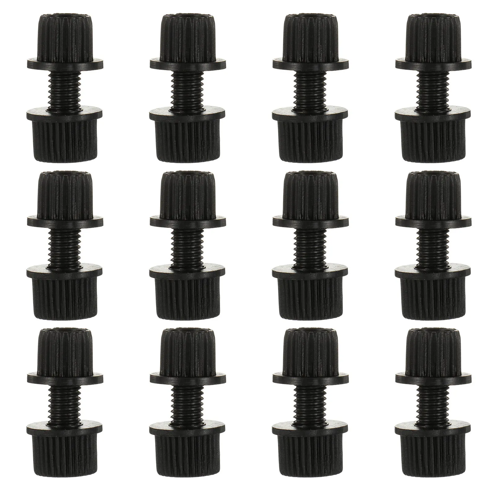 

16Pcs Nylon Motorcycle License Plate Screws Fastener Bolts Nuts Secure Mounting Repair Kit Weatherproof Anti-Theft Frame Holder