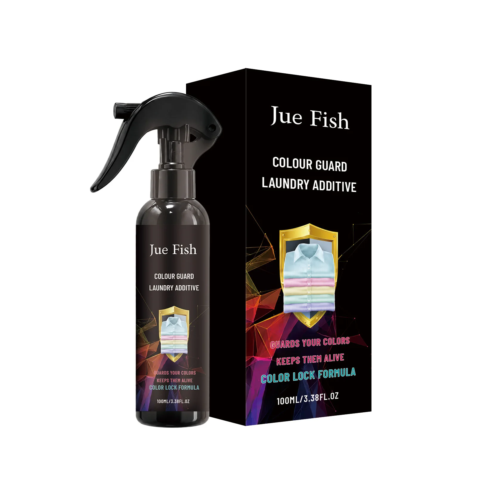 1pc Fabric Color Care Agent pH-Neutral Formula for Cotton Linen Silk Clothes, Anti-Fading Color Lock Brightening Liquid