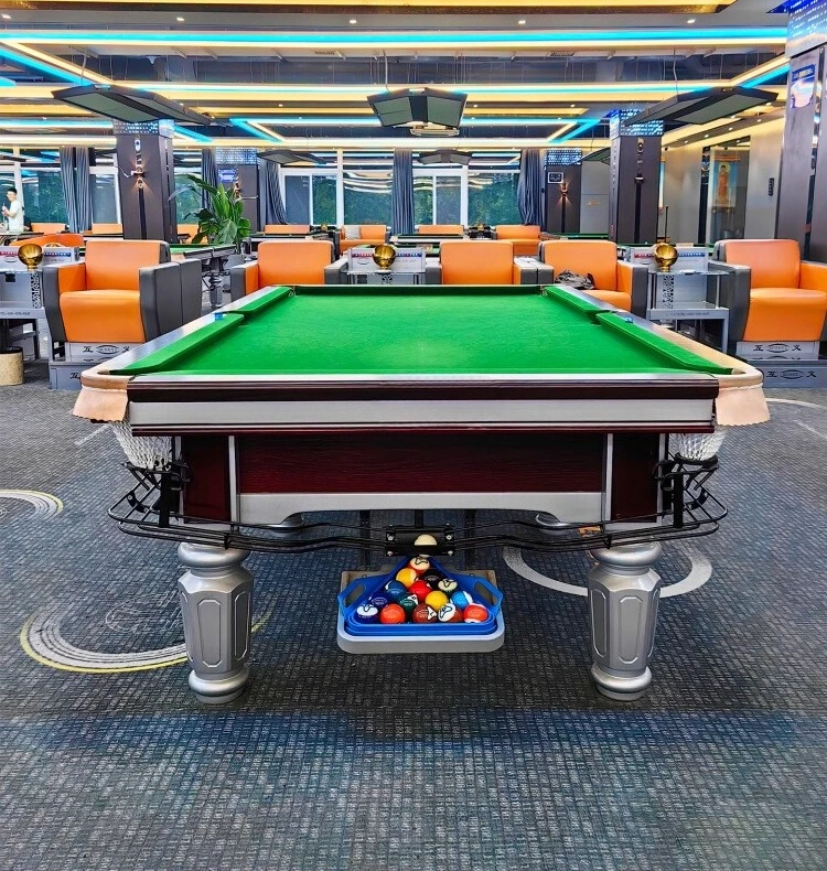 

Standard Commercial Household Billiard Table, Adult Chinese Black Eight Billiard Table, Table Tennis Two-in-one Black Eight Case