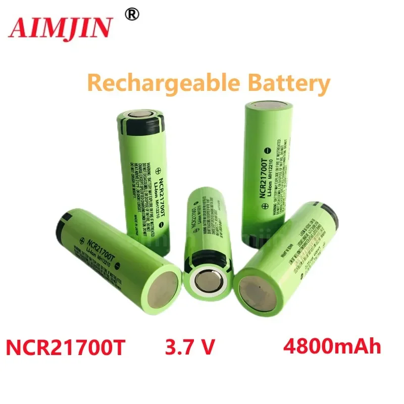 21700 Battery Rechargeable Battery 3.7V 4800mAh 50A Power Li-ion High Discharge Batteries for Electrical Tools