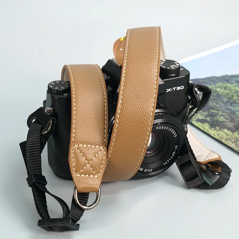 Camera Shoulder Strap Texture Leather Palm Print Style camera belt for Sony A7ii Nikon Fujifilm Leica Canon R50 Camera