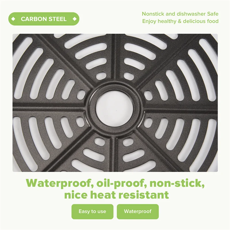 A05G-Air Fryer Grill Crisper Tray For Dash 2.6QT Tasti-Crisp Digital Air Fryer With Air Fryer Rubber Feet
