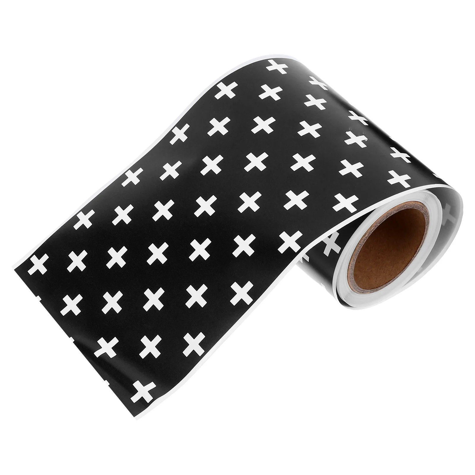 

1 Roll Blackboard Decorative Stickers 5M Scalloped Cross Pattern Border Trim For Classroom Bulletin Board Crafts Chalkboard Wall